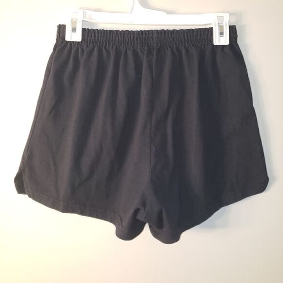 SOFFE SOLID BLACK SHORTS SIZE LARGE JUNIORS - Picture 5 of 5